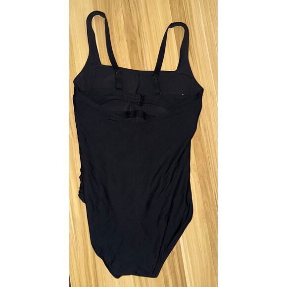 Athleta Square Neck Shirred One Piece swimsuit - size M - SW3 - Picture 8 of 8